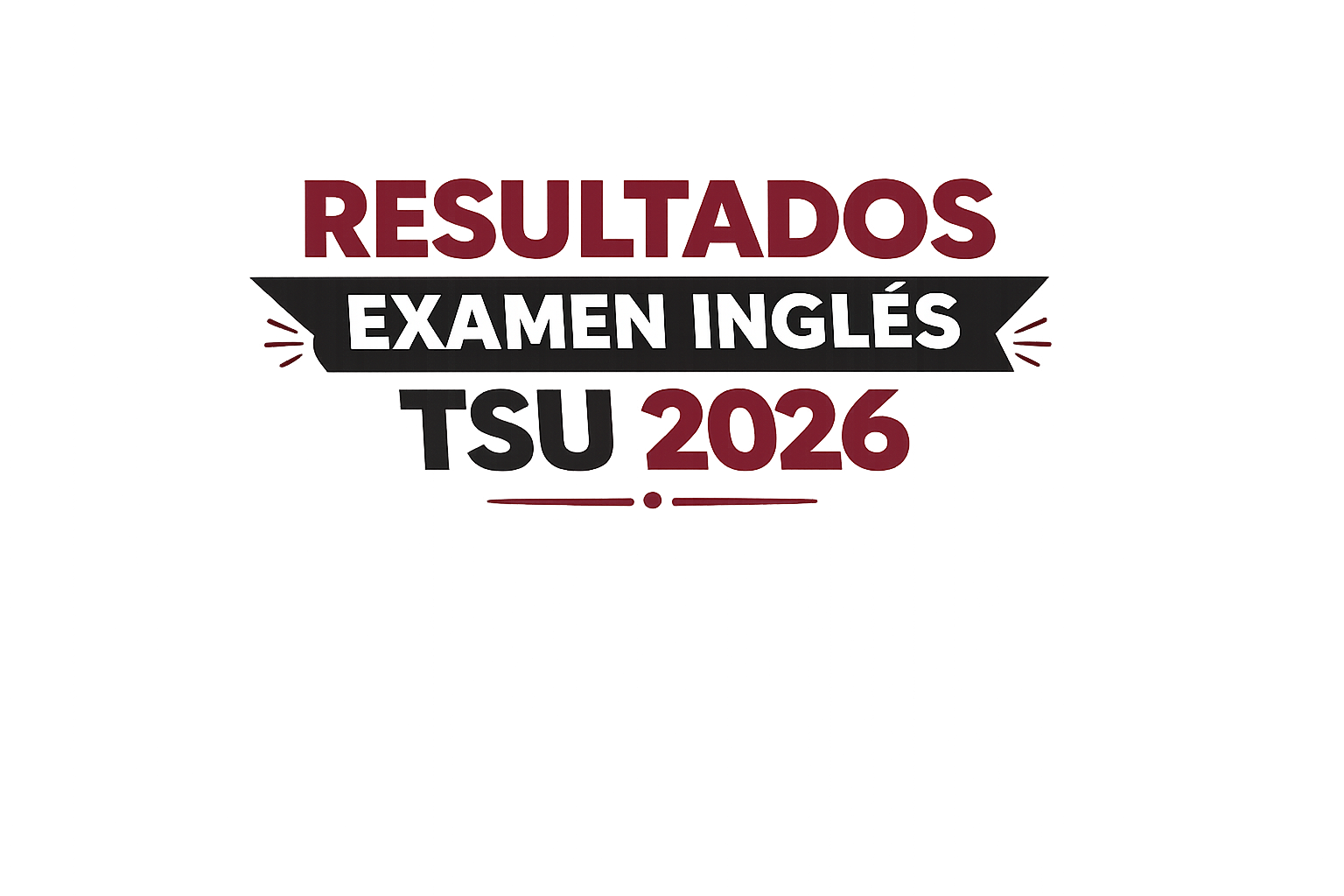 Resultados Inglés TSU 2026